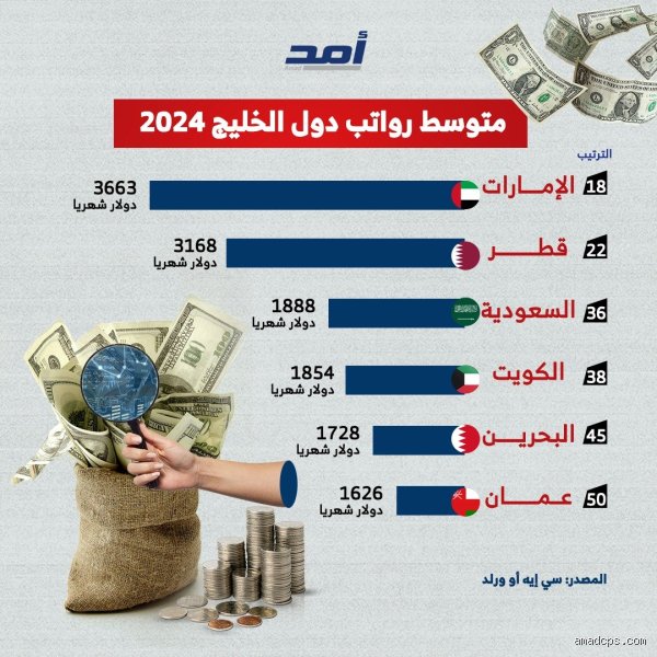 دليل الثروة والمهن: ما هي اعلى رواتب في دول الخليج؟