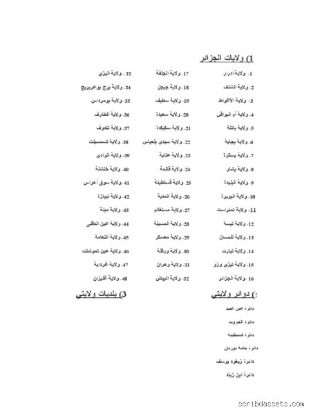 ما هي أكبر ولاية في الجزائر من حيث عدد البلديات؟