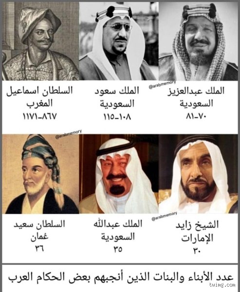 من هم اكثر الحكام انجابا في التاريخ؟ حقائق تتجاوز حدود المنطق