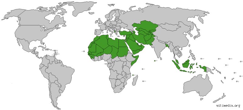 ما هي أكثر ثلاث دول ذات أغلبية مسلمة في الخريطة الديموغرافية الحديثة؟