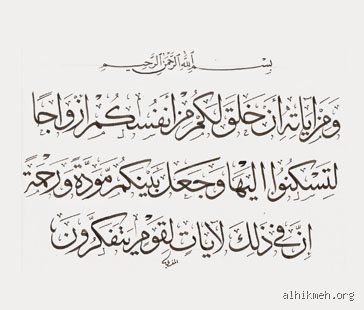 ما هي الآية في القرآن التي تتحدث عن الزواج وكيف صاغت دستور الأسرة؟