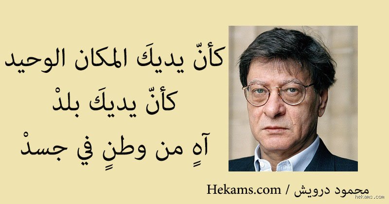 ماذا قال محمود درويش عن وطن ضائع وحاضر في آن واحد؟