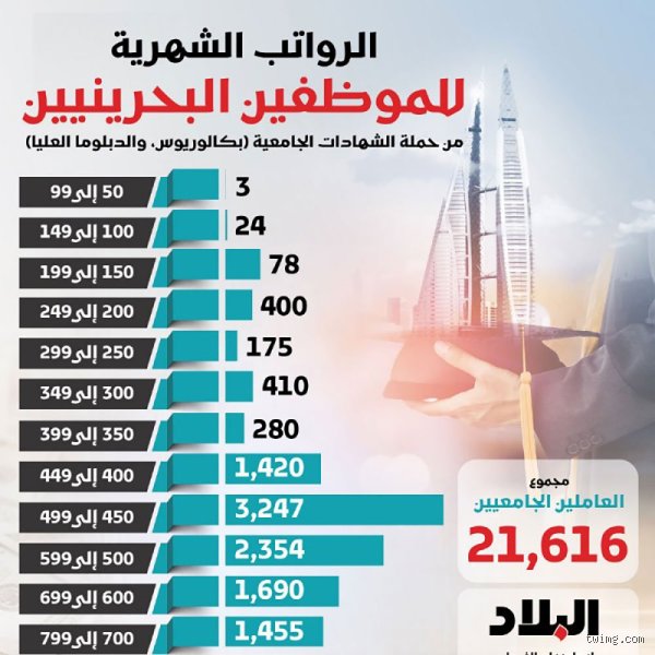 دليل "كشف المستور" عن اعلى الرواتب في البحرين لعام 2024