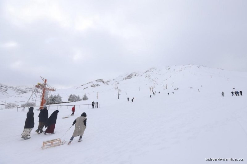 أين يوجد الثلج في المغرب حالياً؟