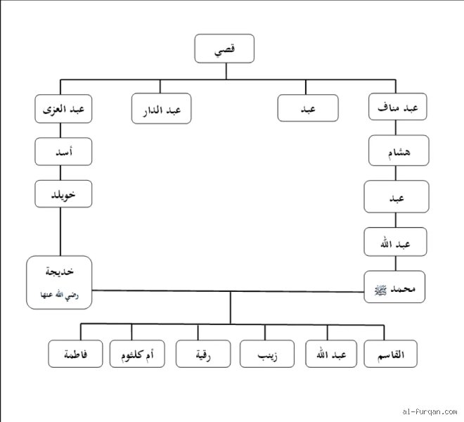 ماذا تقرب السيدة خديجة للرسول؟