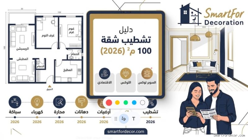 كم تحتاج شقة 100 متر؟ دليل الأرقام الصادمة وحسابات الواقع