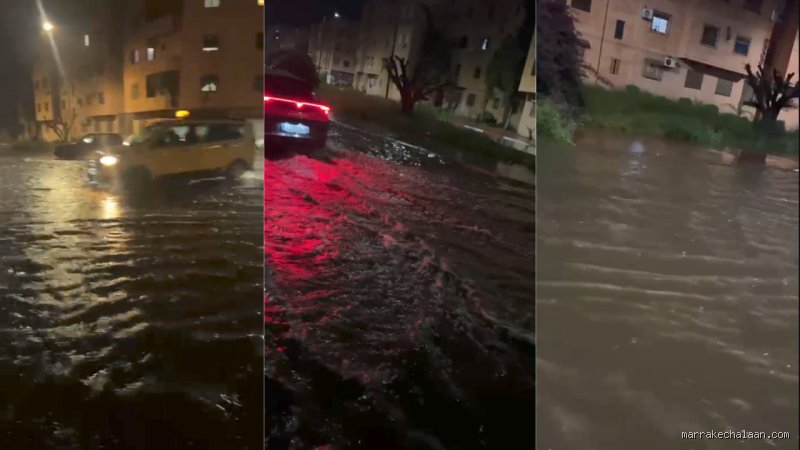 موسم الامطار في مراكش: حين تخلع المدينة الحمراء قناع الجفاف