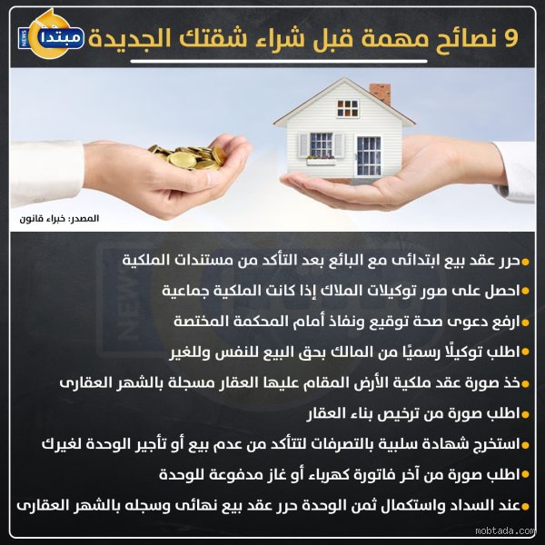 دليلك الشامل: ما هي اهم نصائح عند شراء شقة تمليك لتجنب فخاخ السوق؟