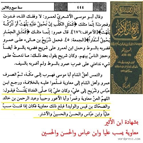 هل كان معاوية يسب علي عند السنة؟ قراءة باردة في ألسنة اللهب التاريخية